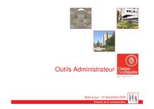 Outils administrateurs