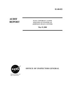 NASA Contract Audit Follow-Up at Johnson Space Center, IG-00-032
