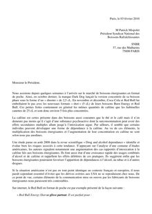 Syndicat national des boissons rafraîchissantes - Paris, le 03 ...
