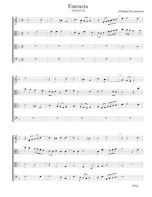 Partition Fantasia VdGS No.21 - partition complète (Tr A T B), fantaisies pour 4 violes de gambe