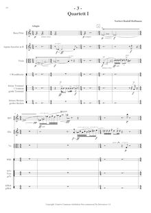 Score, Quartett I, Hoffmann, Norbert Rudolf