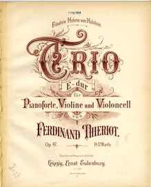 Partition complète et parties, Piano Trio, Op.47, E major par Ferdinand Thieriot
