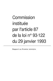 Commission de déontologie de la fonction publique de l'Etat : 5ème rapport d'activité 1999 - Accès des agents publics au secteur privé : rapport au Premier ministre