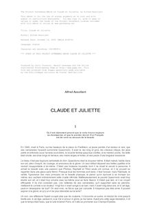 Claude et Juliette par Alfred Assollant