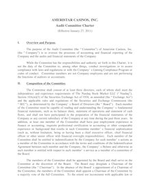 Audit Committee Charter - Revised 012408 FINAL