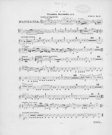 Partition trompette 2 (E), Fantaisie, Fantaisie pour violoncello avec orchestre ou piano