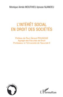 L intérêt social en droit des sociétés