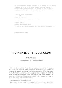 The Inmate Of The Dungeon - 1894