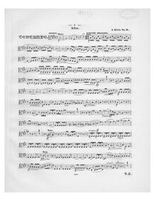 Partition altos, violoncelle Concerto, Concerto Pour Violoncelle Avec Orchestre Ou Piano
