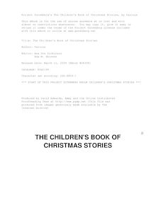 The Children s Book of Christmas Stories