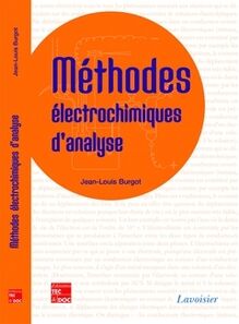 Méthodes électrochimiques d analyse