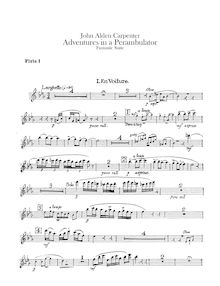 Partition flûte 1, 2, 3 et Piccolo, Adventures en a Perambulator