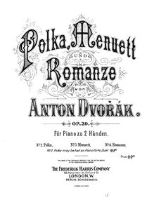Partition complète, tchèque , Op.39, Dvořák, Antonín par Antonín Dvořák