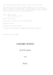 Peter s Pence - Sailor s Knots, Part 8.