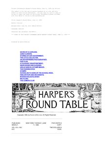 Harper s Round Table, June 11, 1895