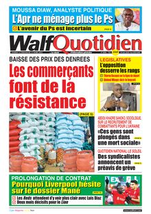 Walf Quotidien n°8990 - SAMEDI 12 DIMANCHE 13 MARS 2022
