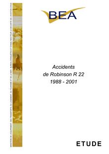Etude sur les accidents de Robinson R 22 du BEA