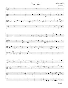 Partition Fantasia, VdGS No.6 - partition complète (Tr A T B), fantaisies pour 4 violes de gambe