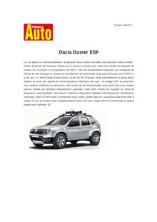 Dacia Duster ESF