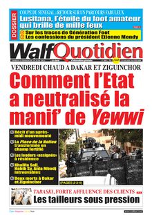 Walf Quotidien n°9069 - DU 18 au 19 juin 2022