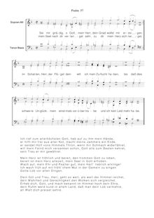 Partition Ps.57: Sei mir gnädig, o Gott, mein Herr, SWV 154, Becker Psalter, Op.5