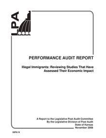 Immigration - Studies - Kansas Audit Office - Full Report