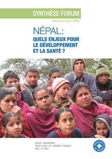 La synthèse du forum Népal - ACTES Nepal.indd