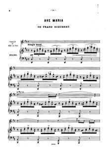 Piano Ave Maria - Franz Schubert