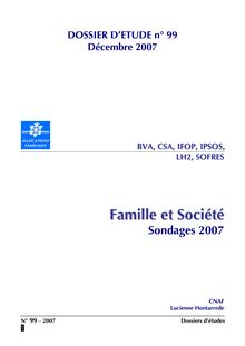 Famille et Société
