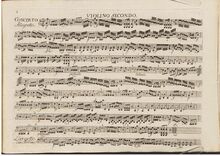 Partition violon 2, Concert Pour le Clavecin Avec L Accompagnement de 2 Violons, Taille, Basse & 2 Cors