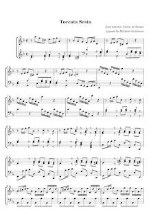 Partition Toccata No.16, Toccatas pour clavecin, Seixas, Carlos