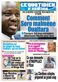 Le Quotidien d’Abidjan n°2977 - du jeudi 26 novembre 2020