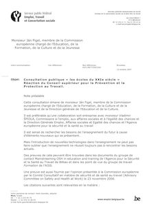 Conseil supérieur pour la prévention et la protection au travail (fr)