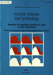 Studies of migration factors in clay in real situations