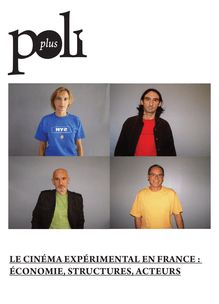 Le cinéma expérimental en France : économie, structures, acteurs
