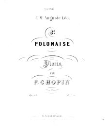 Partition complète, Polonaise en A-flat major, Heroic Polonaise