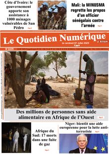 Quotidien Numérique d’Afrique du 07/07/2023