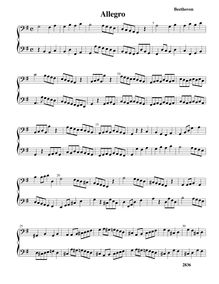 Partition pour 2 basse violes de gambe - partition complète, Duo pour 2 flûtes
