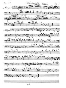 Partition violoncelle, Trio en G major, G major, Call, Leonhard von
