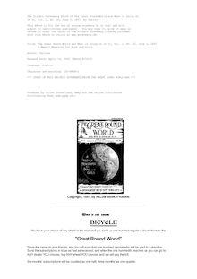 The Great Round World and What Is Going On In It, Vol. 1, No. 30, June 3, 1897 - A Weekly Magazine for Boys and Girls