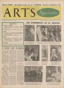 ARTS N° 448 du 28 janvier 1954