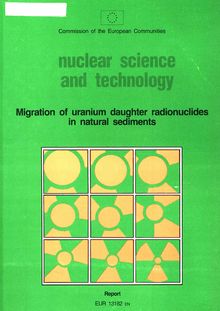 Migration of uranium daughter radionuclides in natural sediments