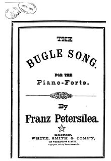 Partition complète, Bugle Song, Petersilea, Franz