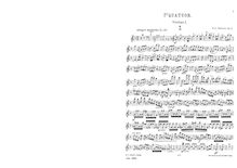 Partition parties complètes, corde quatuor No.1, Op.7, F major, Sokolov, Nikolay