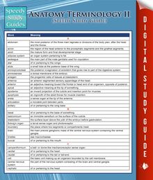 Anatomy Terminology II (Speedy Study Guide)