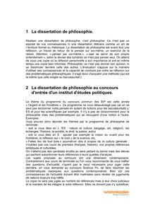 Prépa Sciences Po – Philo – Méthodologie – Dissertation- IEP province