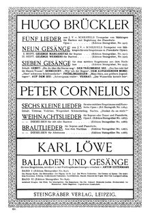 Partition Ad pages, 7 Gesänge aus dem spanischen Liederbuche, Sieben Gesänge aus dem spanischen Liederbuche von Emanuel Geibel und Paul Heyse