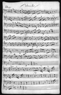 Partition Violoncellos, Concerto â 6, D Major, Ræhs, Christian par Christian Ræhs