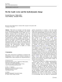 On the Lamb vector and the hydrodynamic charge