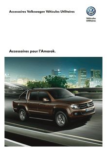 Catalogue des accessoires pour le VW Amarok